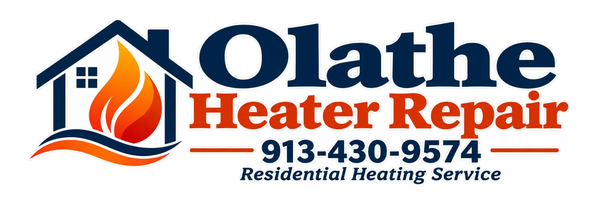 Olathe Heater Repair logo — residential heating service, 913-430-9574
